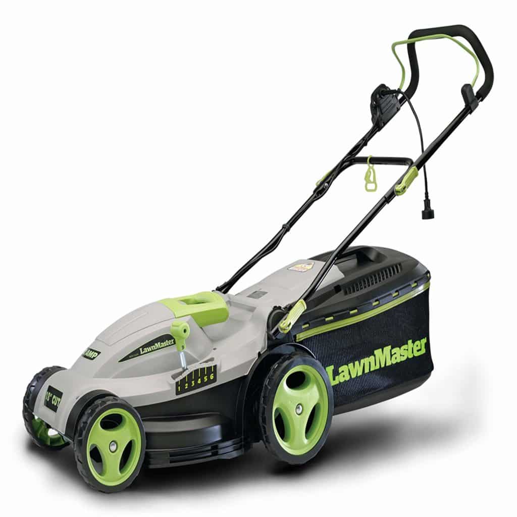 Black Loop Style Electric Mulching Lawn Mower 10Amp