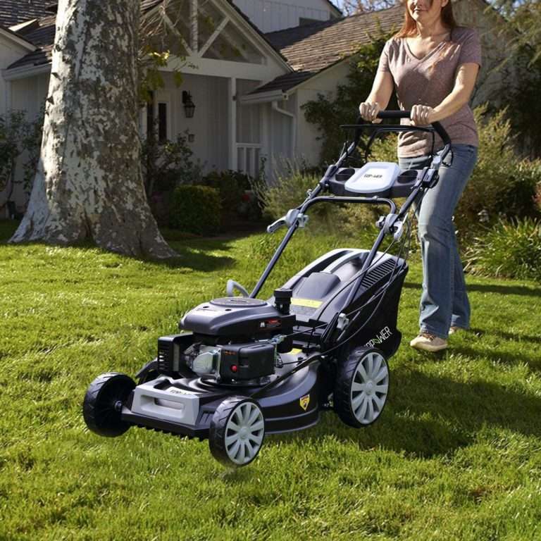 Suny Deals Gas Push Lawn Mower 161cc, Black (20Inch)