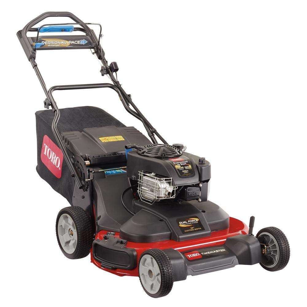 Toro TimeMaster 30 in. Briggs & Stratton Personal Pace Self-Propelled Walk-Behind Gas Lawn Mower with Spin-Stop