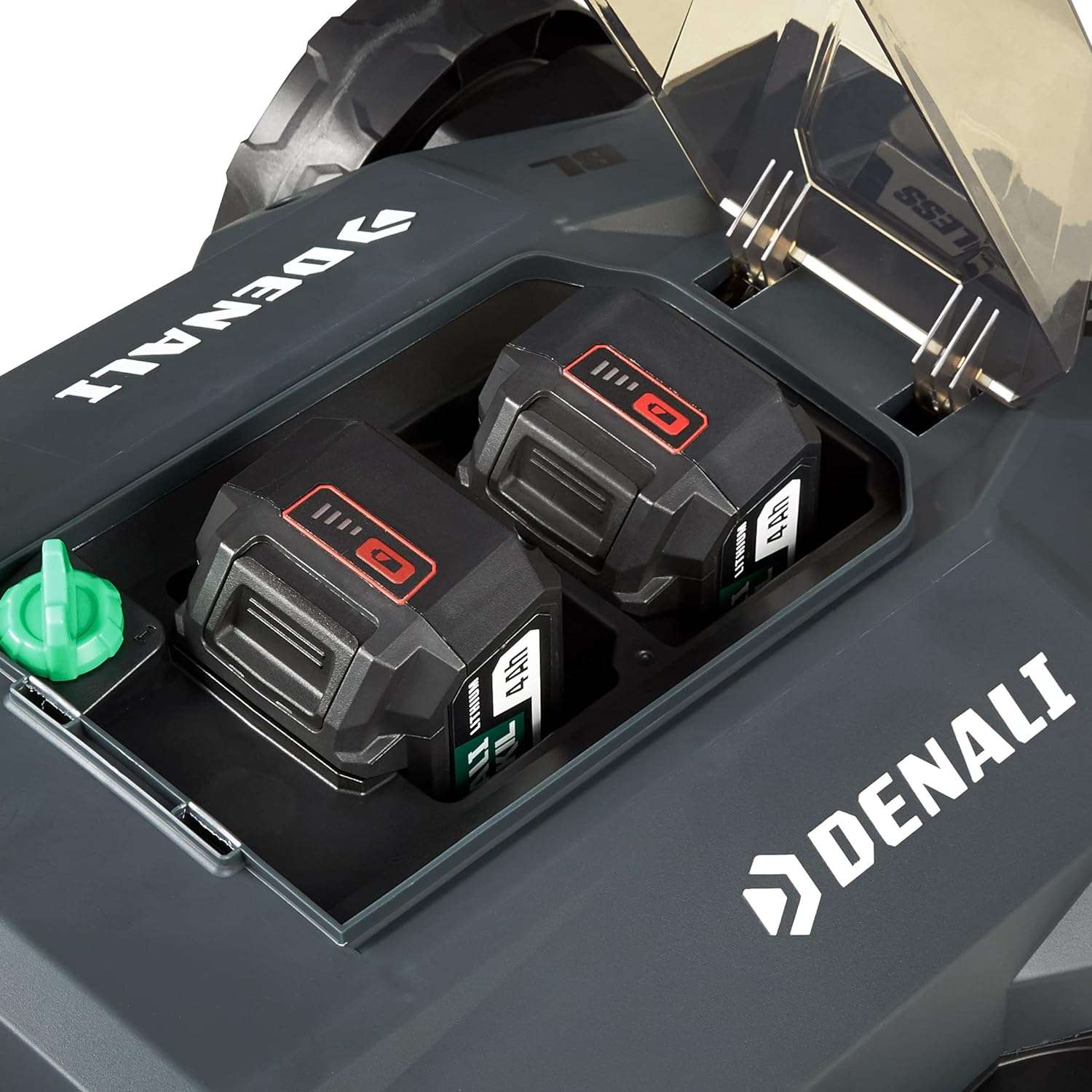 Amazon Brand - Denali by SKIL 2 x 20V (40V) Brushless 18-Inch Push Lawn Mower Kit, Includes Two 4.0 Ah Lithium Batteries & Dual Port Charger - 3