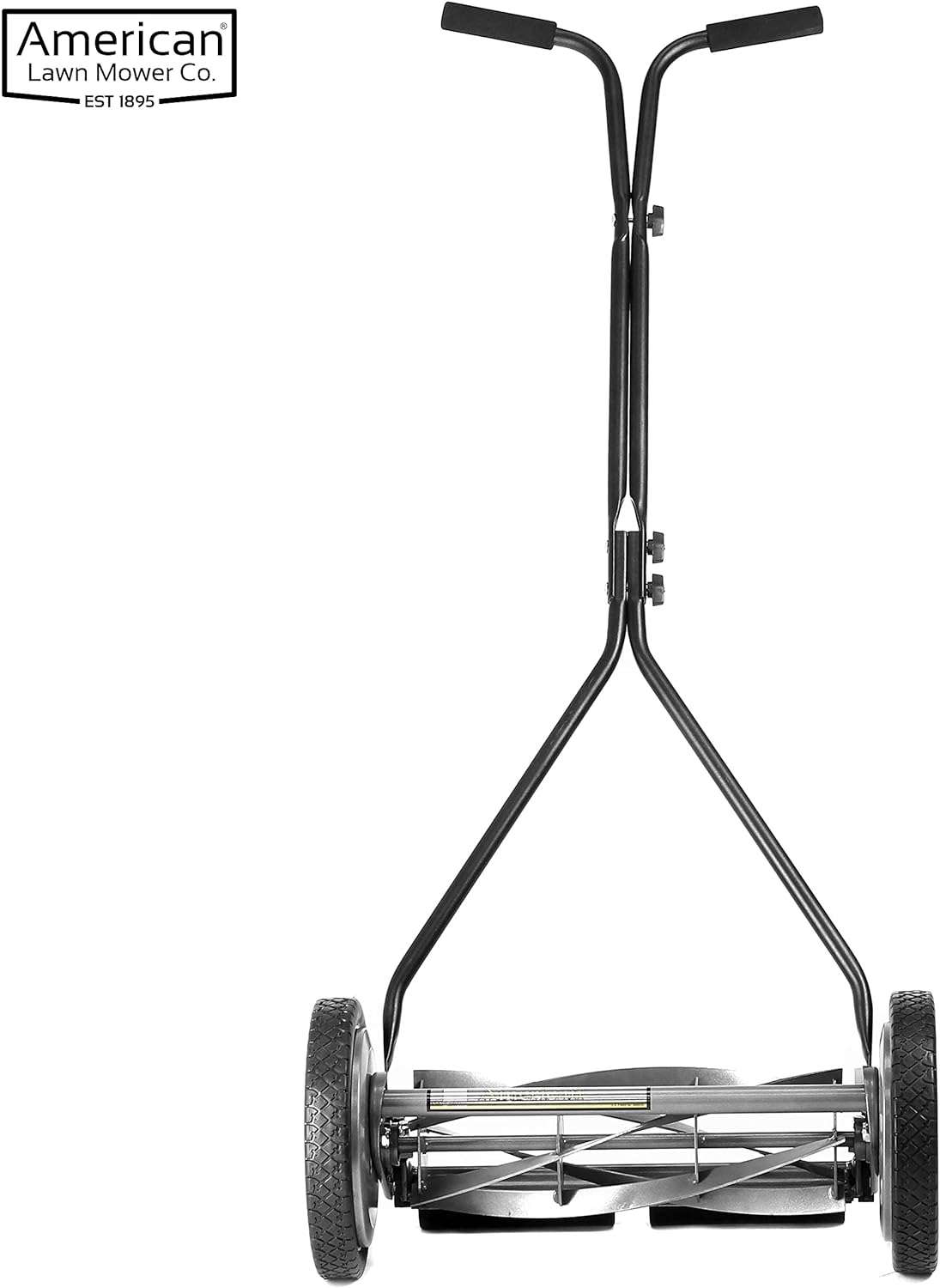 American Lawn Mower Company 1415-16 16-Inch 5-Blade Push Reel Lawn Mower, 5-Blade, Gray - 3