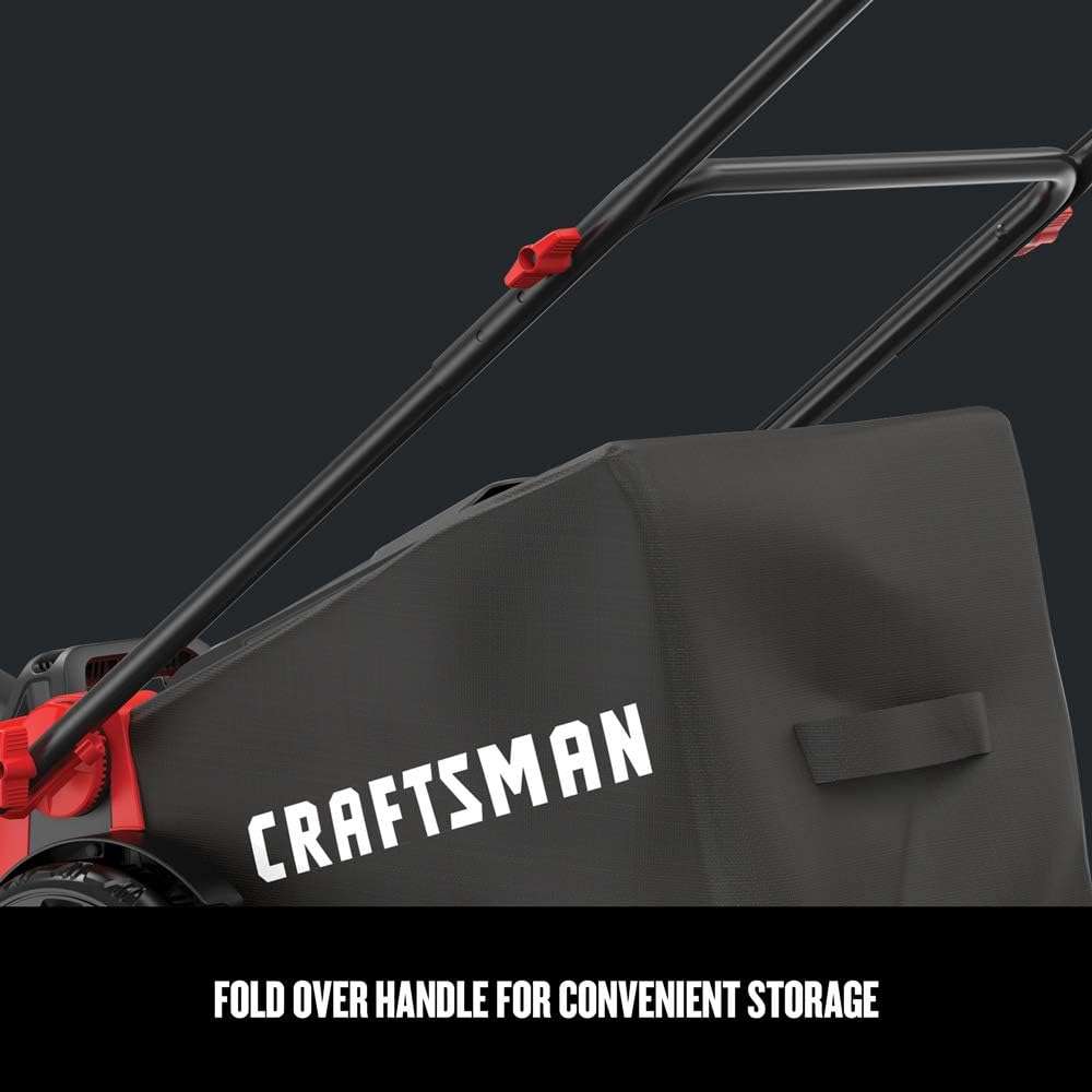 CRAFTSMAN Electric Lawn Mower, 20-Inch, Corded, 13-Ah (CMEMW213), Red - 6