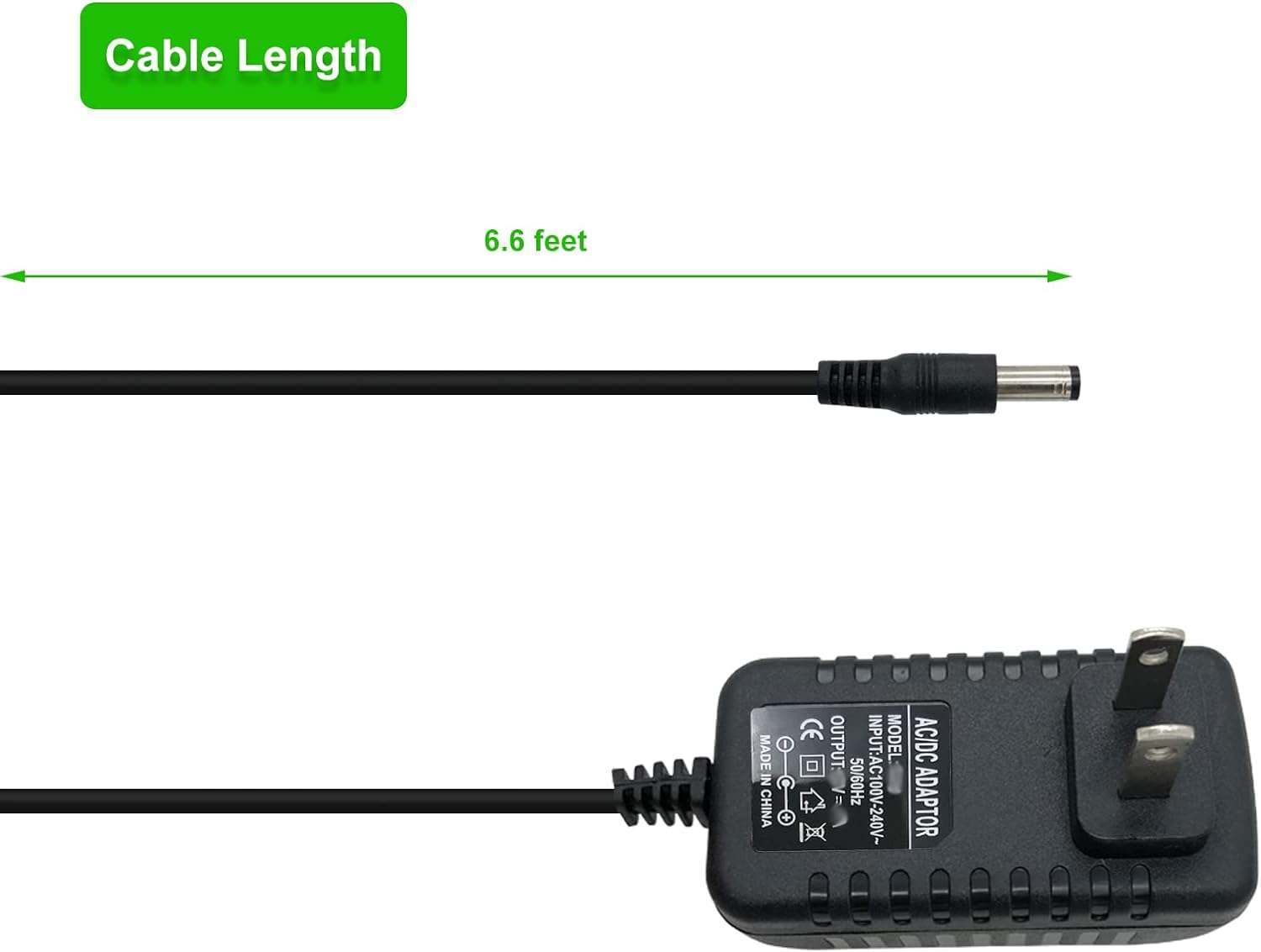 Charger Replacement for Sun Joe MJ401C Lawn Mower, Power Cord AC Adapter 6.6 ft - PDEEY - 2