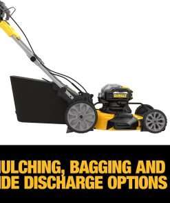DEWALT 20V MAX Lawn Mower, Cordless, Rear Wheel Drive, Self-Propelled with Batteries & Charger (DCMWSP255Y2) - 6