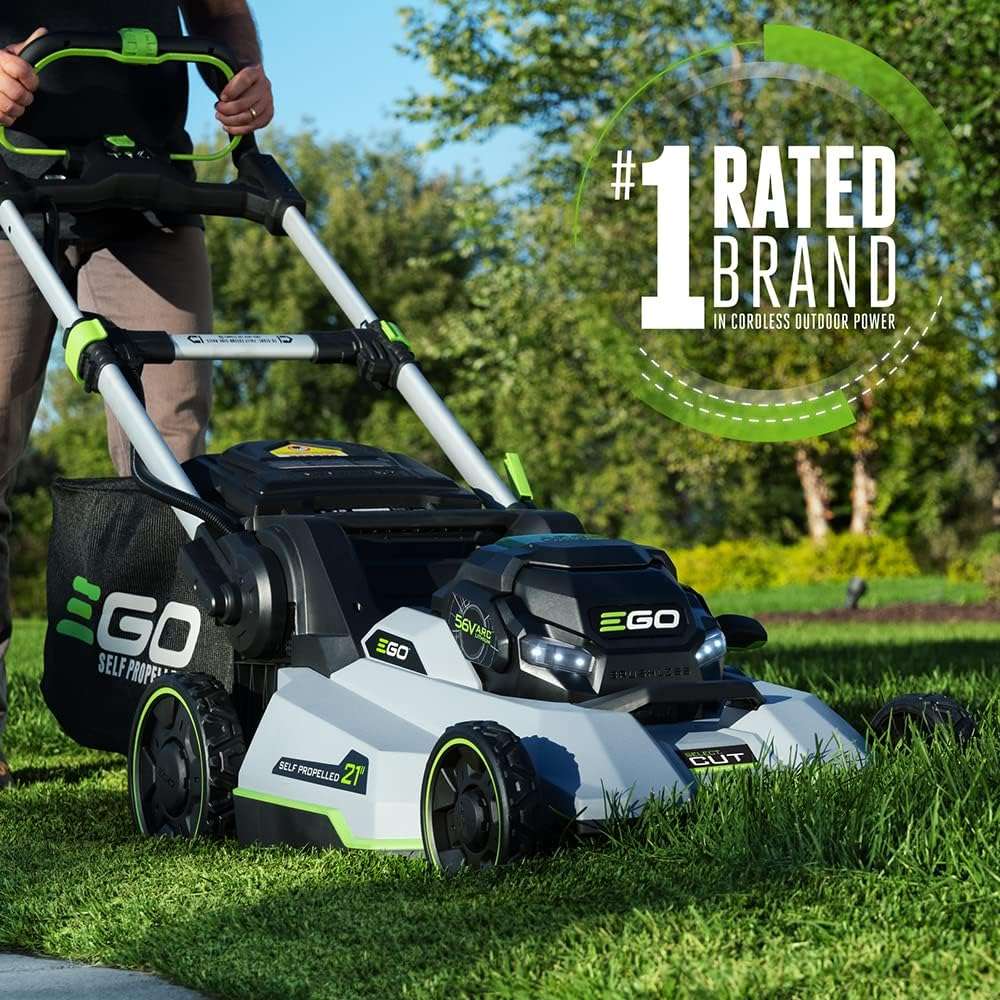 EGO Power+ LM2135SP 21-Inch Select Cut Lawn Mower with Touch Drive Self-Propelled Technology 7.5Ah Battery and Rapid Charger Included - 2
