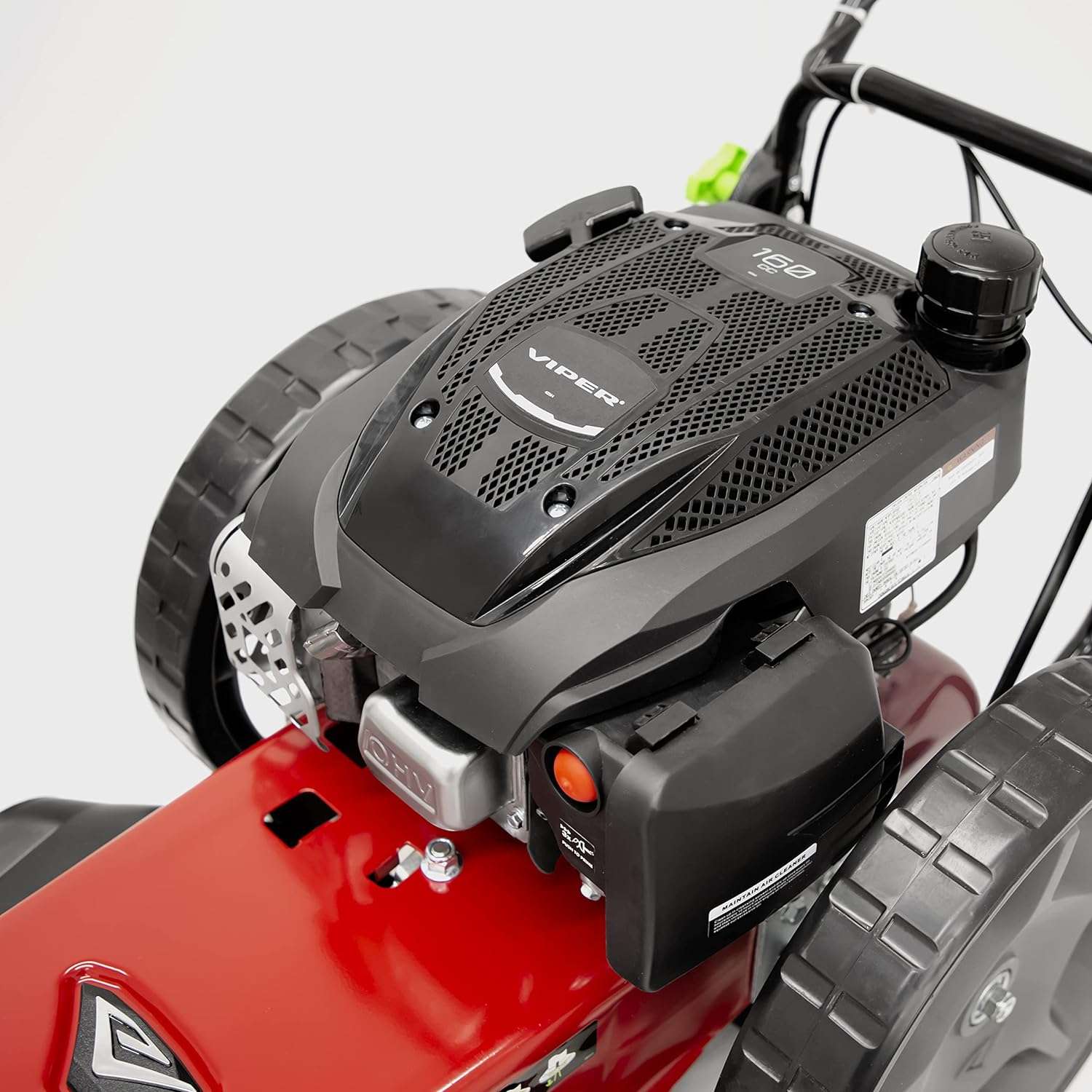 Earthquake Walk Behind String Mower With 160cc Viper 4-Cycle Engine, 22” Cutting Diameter, 14” Never-Go-Flat Wheels, Easy Assembly - 3