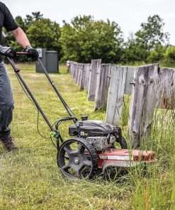 Earthquake Walk Behind String Mower With 160cc Viper 4-Cycle Engine, 22” Cutting Diameter, 14” Never-Go-Flat Wheels, Easy Assembly - 5