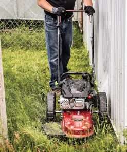 Earthquake Walk Behind String Mower With 160cc Viper 4-Cycle Engine, 22” Cutting Diameter, 14” Never-Go-Flat Wheels, Easy Assembly - 7