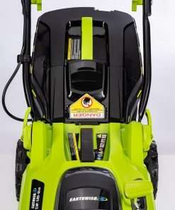 Earthwise 16-Inch 11-Amp Corded Electric Walk-Behind Lawn Mower - 10