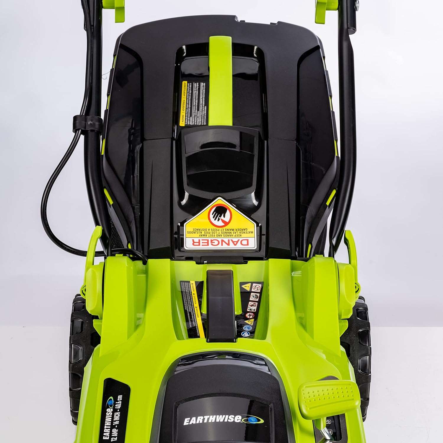 Earthwise 16-Inch 11-Amp Corded Electric Walk-Behind Lawn Mower - 10