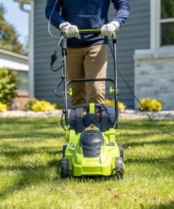 Earthwise 16-Inch 11-Amp Corded Electric Walk-Behind Lawn Mower - 13