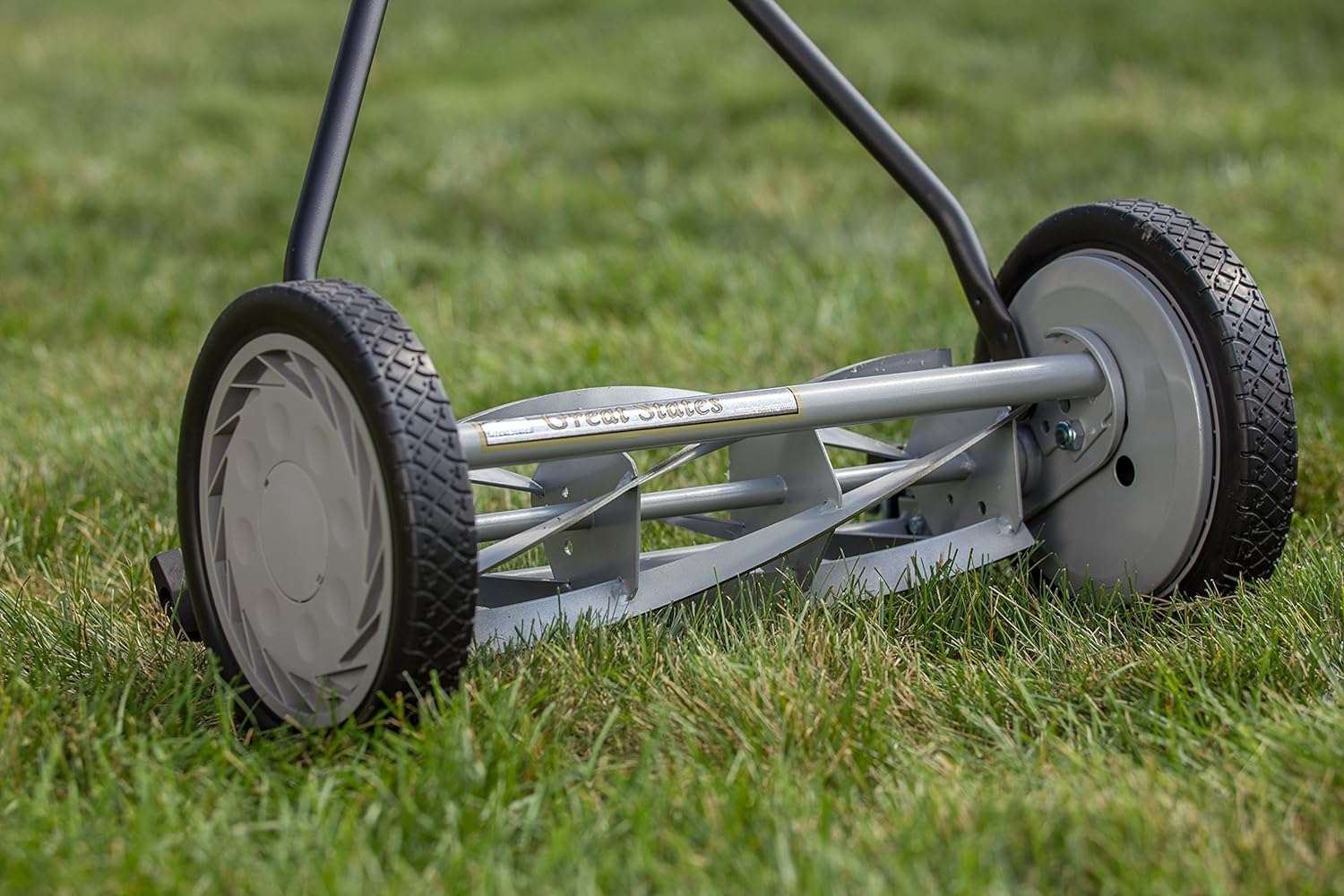 Great States 415-16 16-Inch Reel Mower Standard Full Feature Lawn Mower with T-Style Handle and Heat Treated Blades - 8