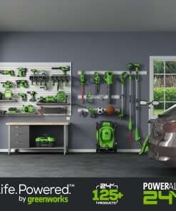 Greenworks 24V 13 Brushless Cordless (Push) Lawn Mower, 4.0Ah Battery and Charger Included - 14