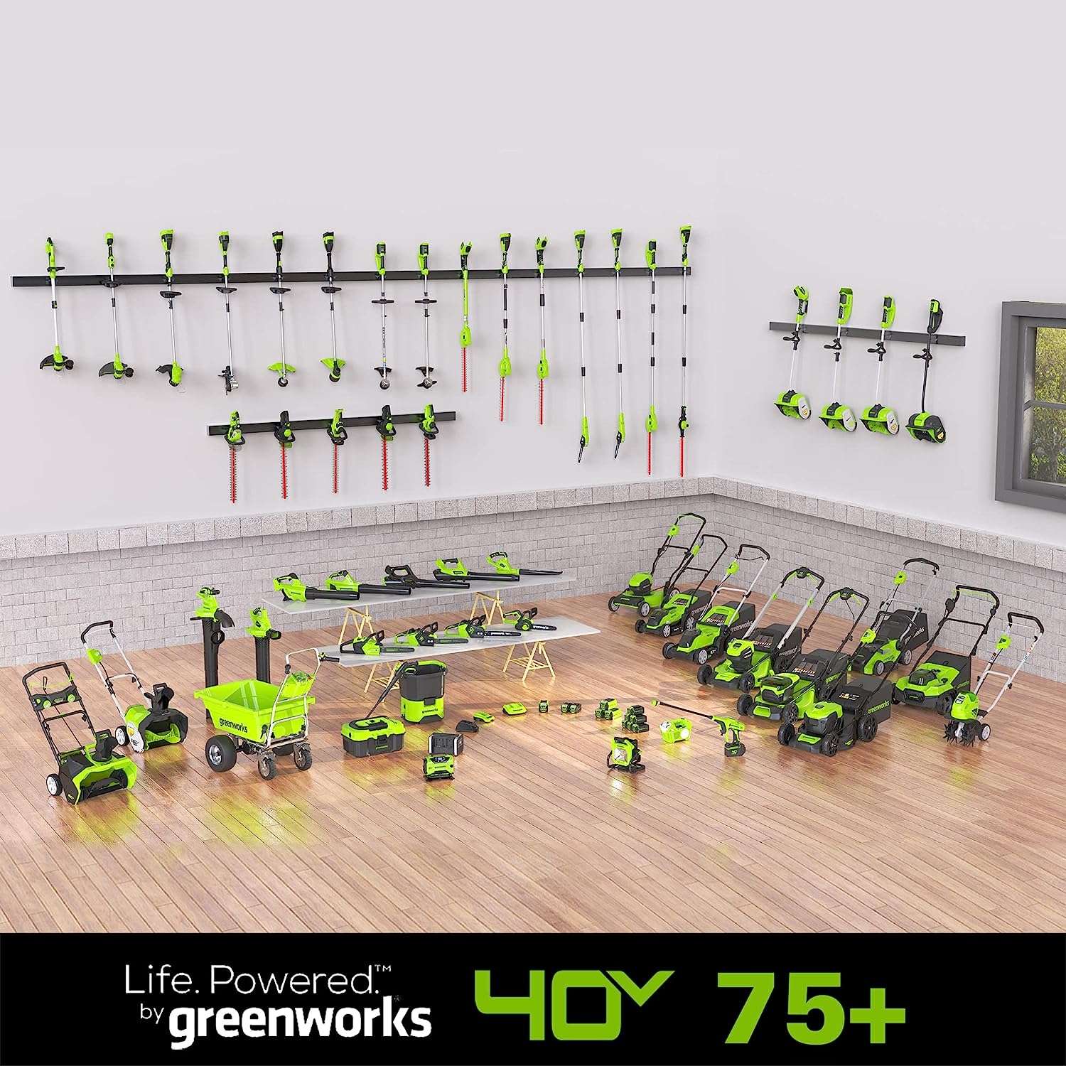 Greenworks 40V 16 Brushless Cordless (Push) Lawn Mower + Blower (350 CFM), 4.0Ah Battery and Charger Included (75+ Compatible Tools) - 11