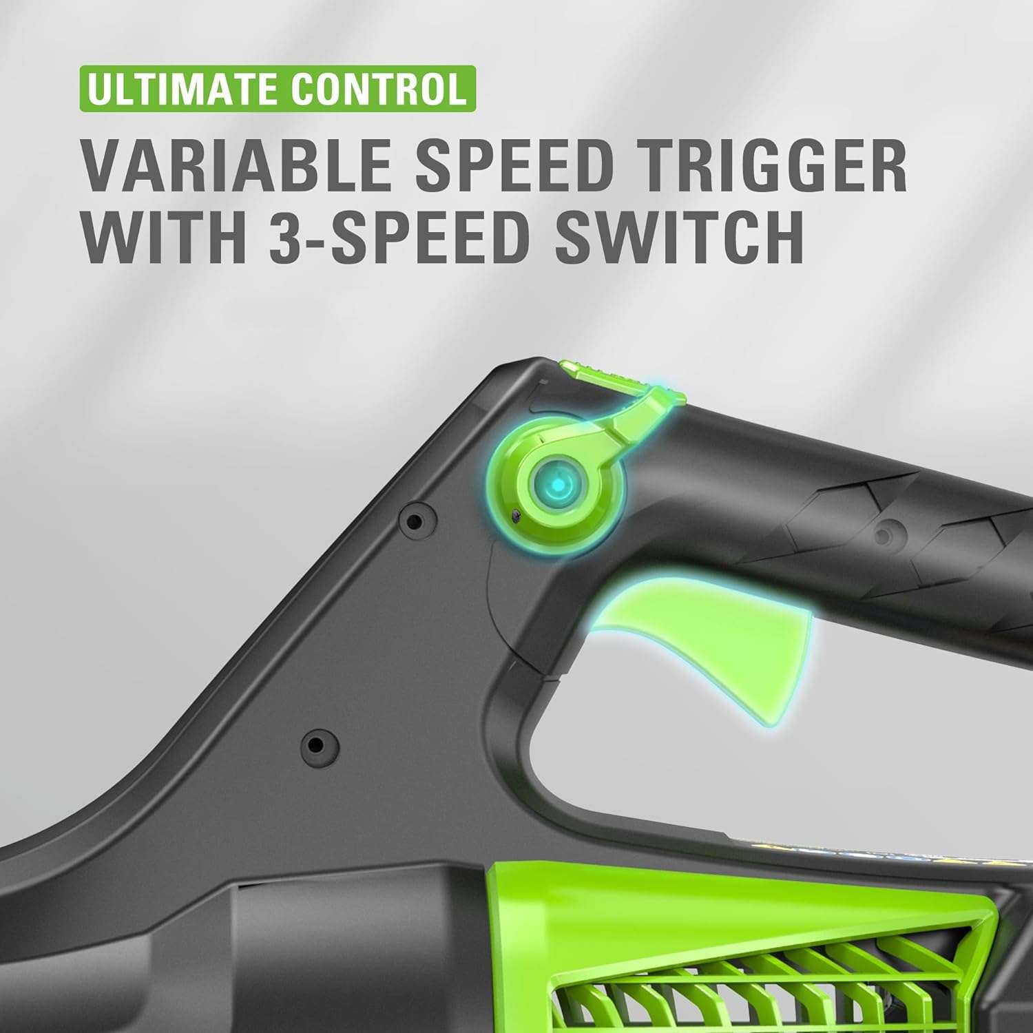 Greenworks 80V 21” Brushless (Self-Propelled) Cordless Electric Lawn Mower + (580 CFM) Axial Leaf Blower (75+ Compatible Tools), 4.0Ah Battery - 7