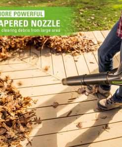 Greenworks 80V 21” Brushless (Self-Propelled) Cordless Electric Lawn Mower + (580 CFM) Axial Leaf Blower (75+ Compatible Tools), 4.0Ah Battery - 8