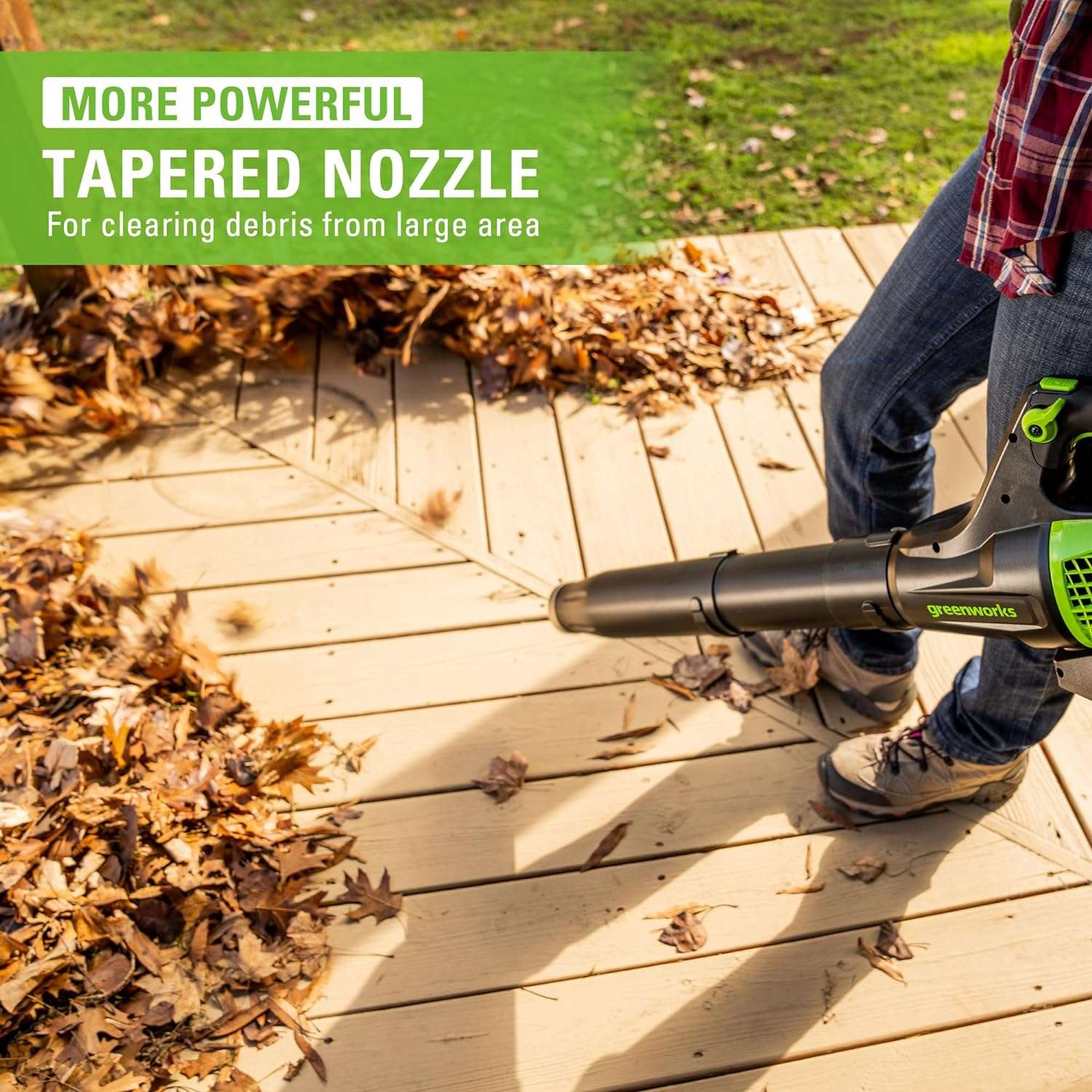 Greenworks 80V 21” Brushless (Self-Propelled) Cordless Electric Lawn Mower + (580 CFM) Axial Leaf Blower (75+ Compatible Tools), 4.0Ah Battery - 8