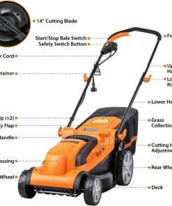 LawnMaster MEB1114K Electric Corded Lawn Mower 15-Inch 11AMP - 2