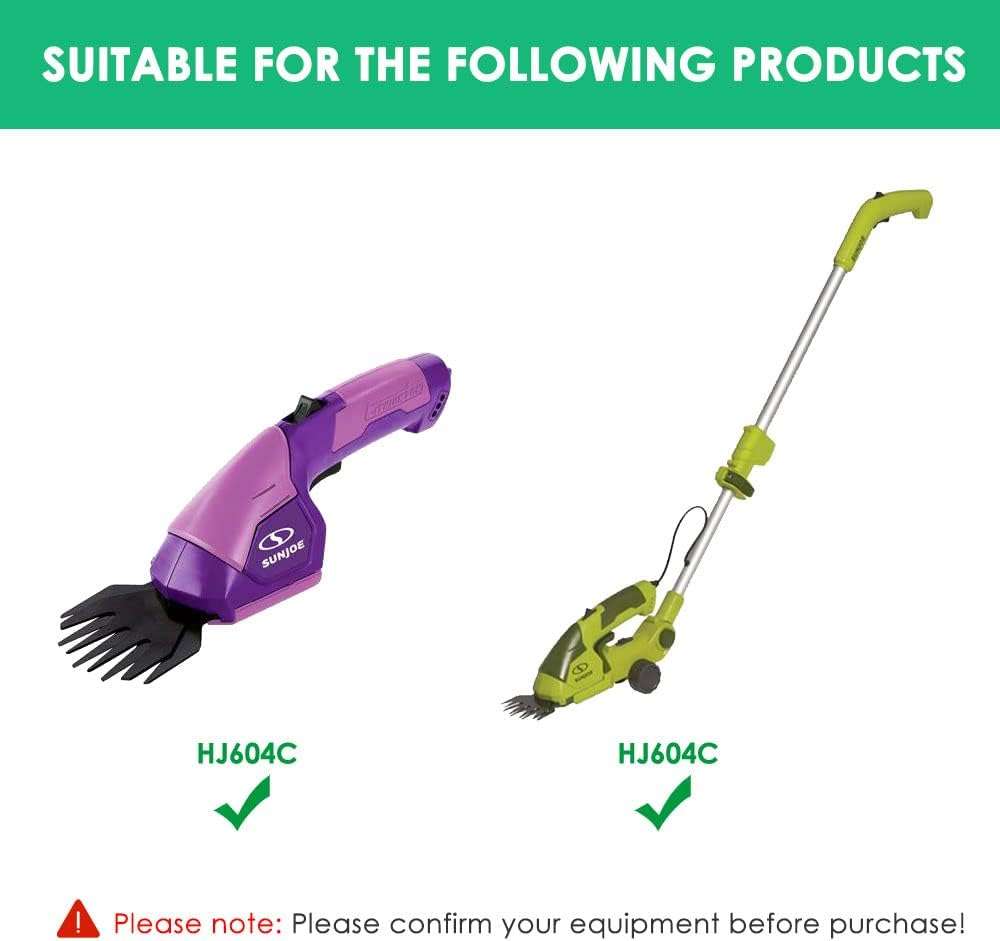 Mrgru Replacement Charger for HJ604C-CHRG Compatible with Sun Joe Electric Lawn Grass Mower HJ604C HJ605CC Power Adapter Supply - 2