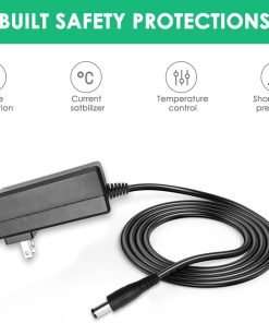 Mrgru Replacement Charger for MJ401C-CHRG Compatible with Sun Joe Electric Lawn Grass Mower MJ401C MJ401C-XR MJ401C-XR-SJB MJ401C-Pro Power Adapter Supply - 3