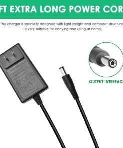 Mrgru Replacement Charger for MJ401C-CHRG Compatible with Sun Joe Electric Lawn Grass Mower MJ401C MJ401C-XR MJ401C-XR-SJB MJ401C-Pro Power Adapter Supply - 4