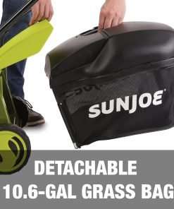 Sun Joe 24V-MJ14C 24-Volt IONMAX Cordless Push Lawn Mower Kit, 14-inch, W- 4.0-Ah Battery + Charger - 5