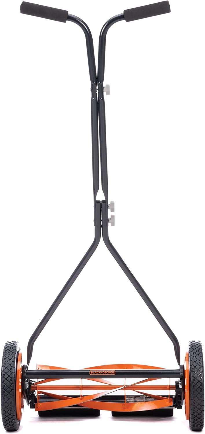 Black+Decker 304-16DB 16-Inch 4-Blade Push Reel Lawn Mower Orange - 4