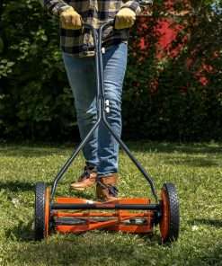 Black+Decker 304-16DB 16-Inch 4-Blade Push Reel Lawn Mower Orange - 7