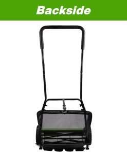 ForesTurf 16-Inch Push Reel Lawn Mower- Eco-Friendly, Precision Steel Blades, Adjustable Heights & Efficient Grass Catcher - 6