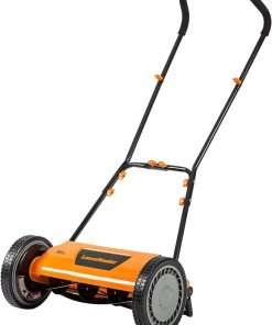 LawnMaster LMRM1602 Push Reel Lawn Mower 16-Inch 5-Blade - 1