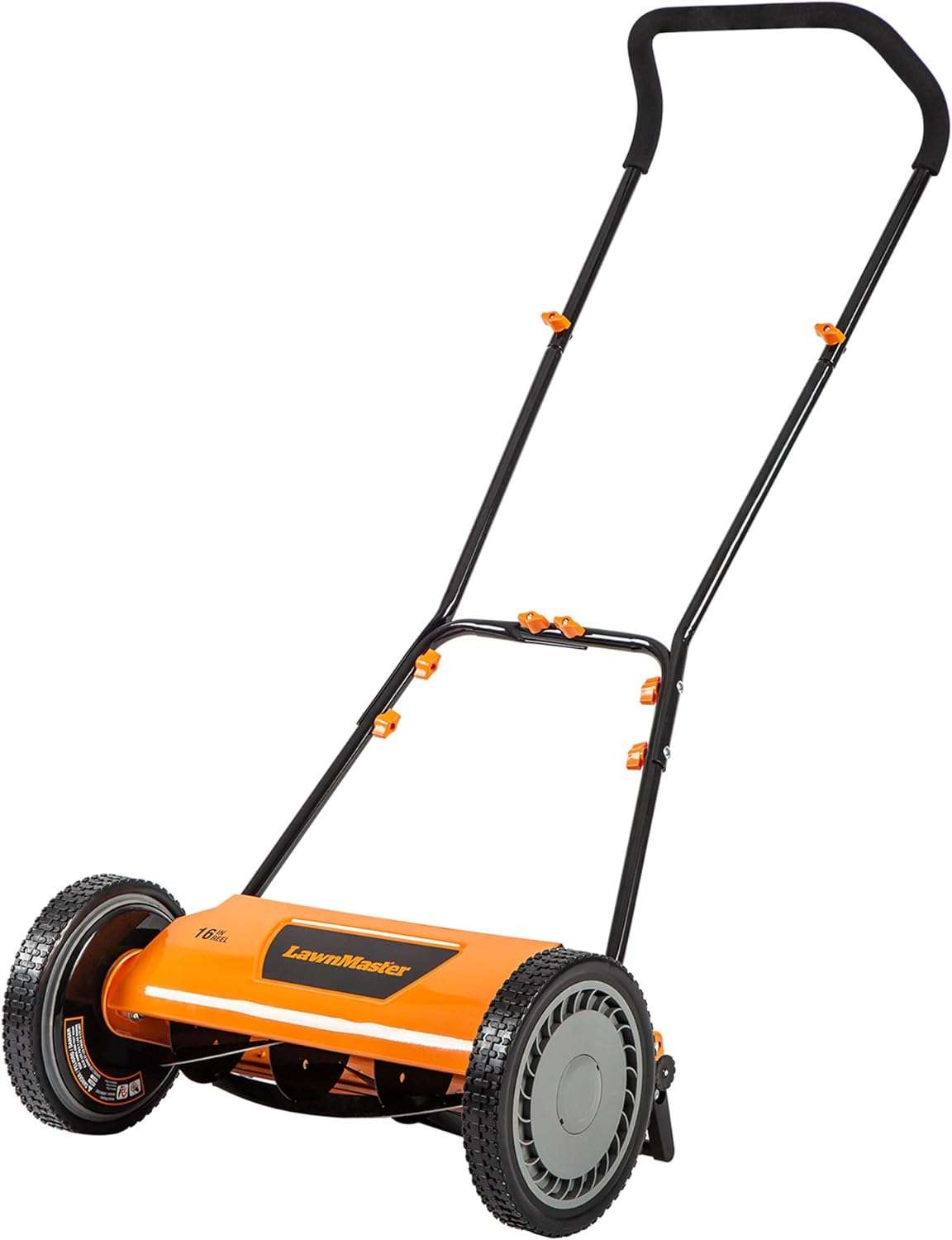 LawnMaster LMRM1602 Push Reel Lawn Mower 16-Inch 5-Blade - 1