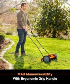 LawnMaster LMRM1602 Push Reel Lawn Mower 16-Inch 5-Blade - 3