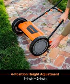 LawnMaster LMRM1602 Push Reel Lawn Mower 16-Inch 5-Blade - 4