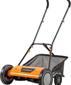 LawnMaster LMRM1801 Push Reel Lawn Mower 18-Inch 5-Blade - 1