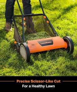 LawnMaster LMRM1801 Push Reel Lawn Mower 18-Inch 5-Blade - 3