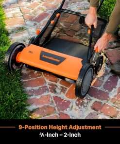 LawnMaster LMRM1801 Push Reel Lawn Mower 18-Inch 5-Blade - 4
