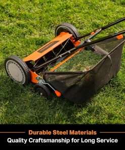 LawnMaster LMRM1801 Push Reel Lawn Mower 18-Inch 5-Blade - 5