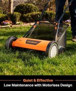 LawnMaster LMRM1801 Push Reel Lawn Mower 18-Inch 5-Blade - 6