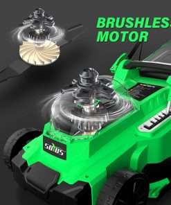 SOYUS Electric Lawn Mower Cordless, 15 Inch 40V Battery Powered Lawn Mower with Brushless Motor, 6 Position Height, Includes 2x4.0Ah Batteries and Dual Port Charger - 5