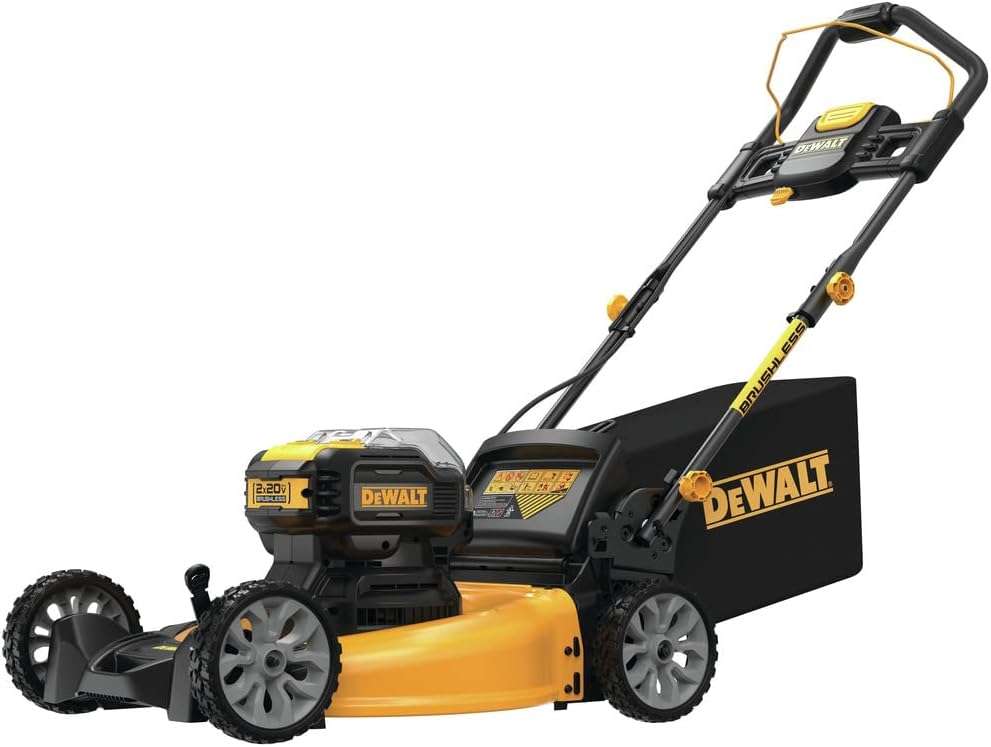 DEWALT 20V MAX Lawn Mower, Cordless, 21.5in. Brushless with Battery & Charger (DCMWP233U2) - 1