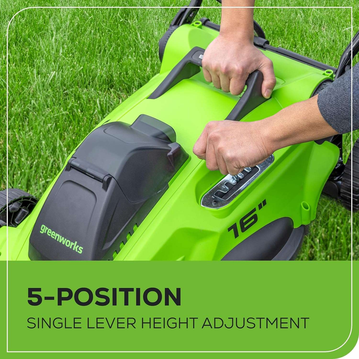 Greenworks 40V 16 Brushless Cordless (Push) Lawn Mower + Blower (350 CFM) + 13 String Trimmer (Bonus Spools), 4.0Ah + 2.0Ah Battery and Charger Included - 6