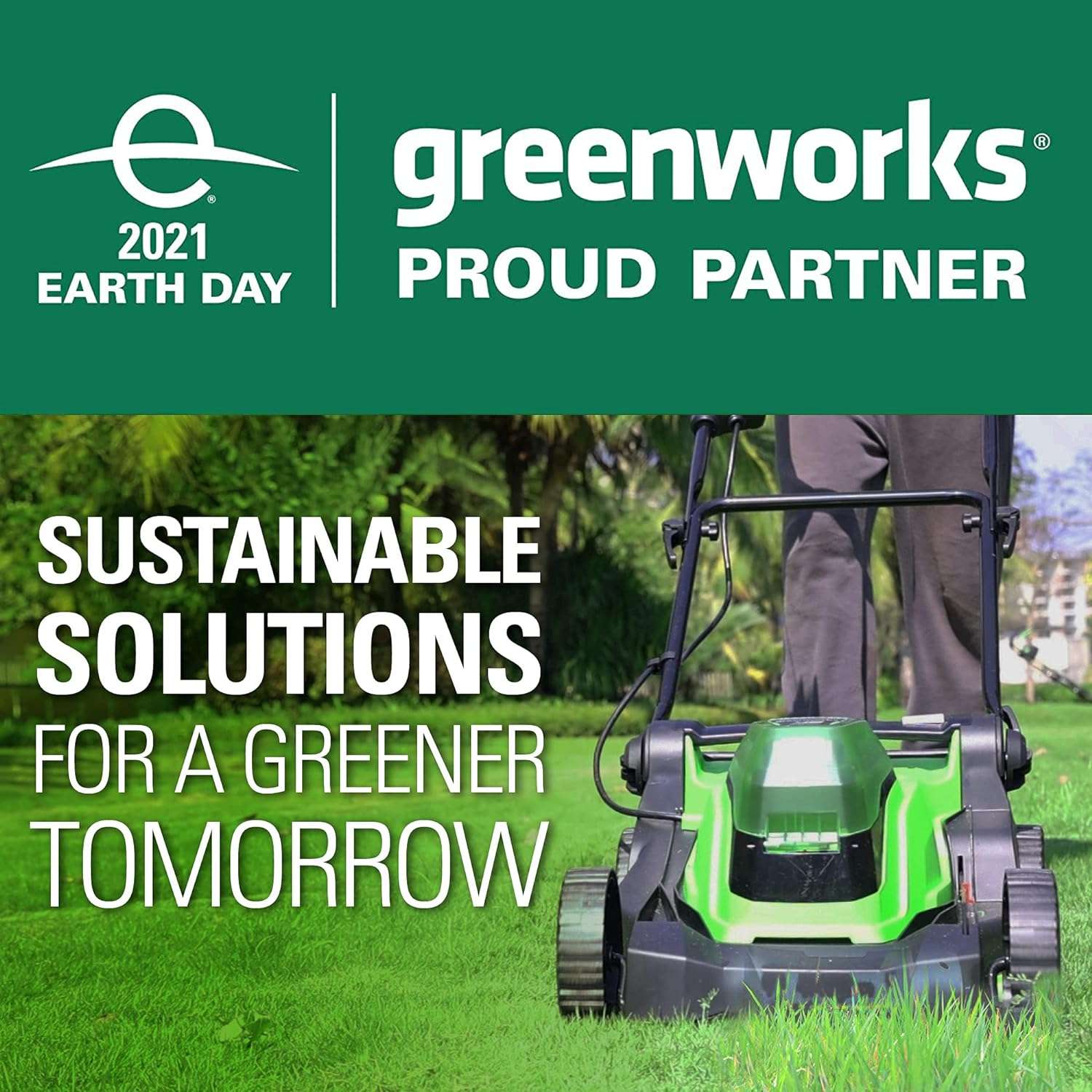 Greenworks 48V (2 x 24V) 17 Cordless (Push) Lawn Mower (125+ Compatible Tools), (2) 4.0Ah Batteries and Dual Port Rapid Charger Included - 10