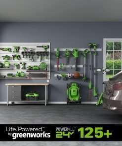 Greenworks 48V (2 x 24V) 17 Cordless (Push) Lawn Mower (125+ Compatible Tools), (2) 4.0Ah Batteries and Dual Port Rapid Charger Included - 3