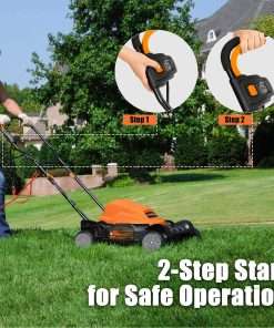 LawnMaster ME1218X Electric Lawn Mower 12AMP 19-Inch - 5