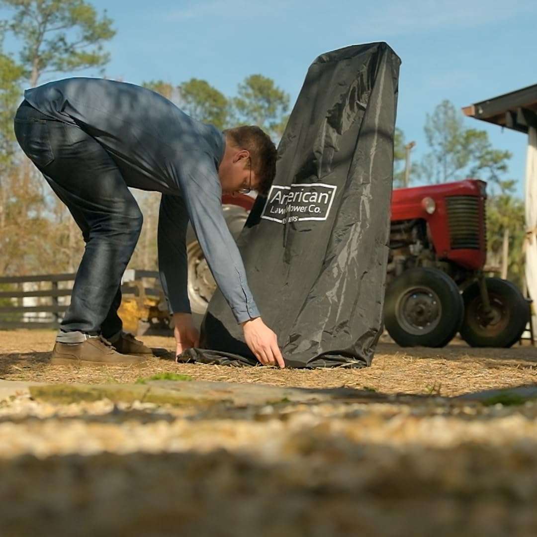 American Lawn Mower Company RMC01-B01, Reel Mower Storage Cover Bag, Black - 4