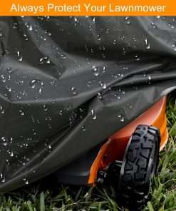 Lawn Mower Cover - Universal Fit Push Lawn Mower Cover for Outdoor UV Protection Waterproof, Dust - 4