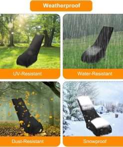 Lawn Mower Cover - Universal Fit Push Lawn Mower Cover for Outdoor UV Protection Waterproof, Dust - 5