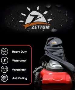 Push Lawn Mower Cover - Walk Behind Lawn Mower Covers Waterproof Heavy Duty, 600D Outdoor Push Mower Cover Universal with Storage Bag for Greenworks - 2