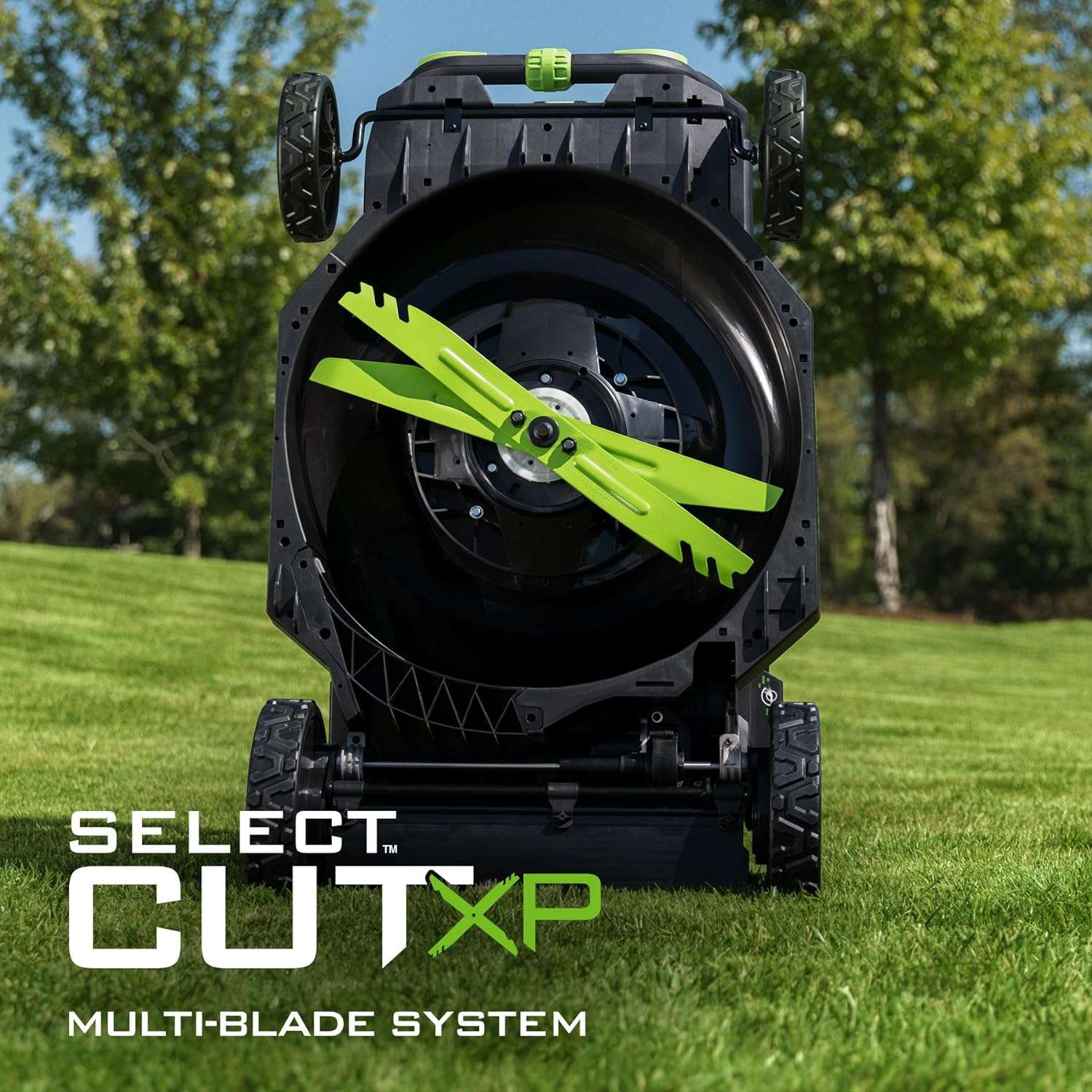 EGO Power+ Select Cut LM2156SP 21 in. 56 Volt Battery Self-Propelled Lawn Mower with 10Ah Battery and 700W Turbo Charger,Black - 3