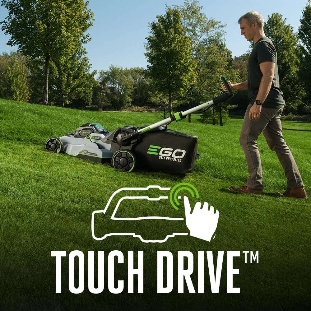 EGO Power+ Select Cut LM2156SP 21 in. 56 Volt Battery Self-Propelled Lawn Mower with 10Ah Battery and 700W Turbo Charger,Black - 4
